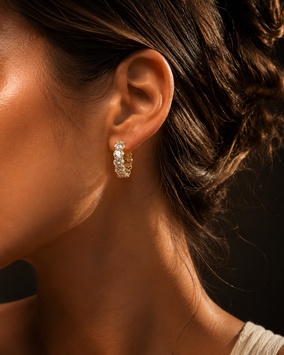 Lab Diamonds earrings for everyday 