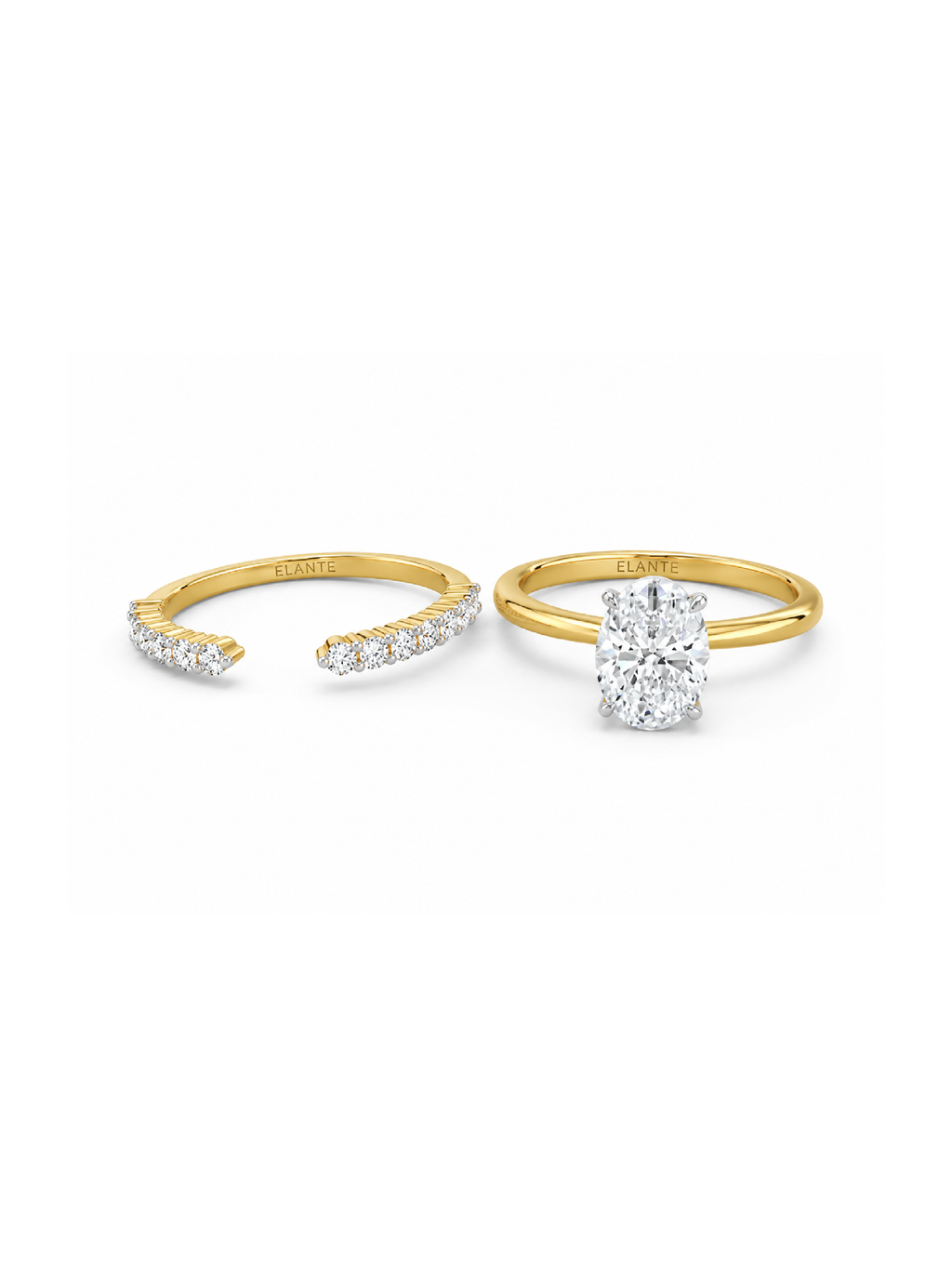 Oval solitaire Ring