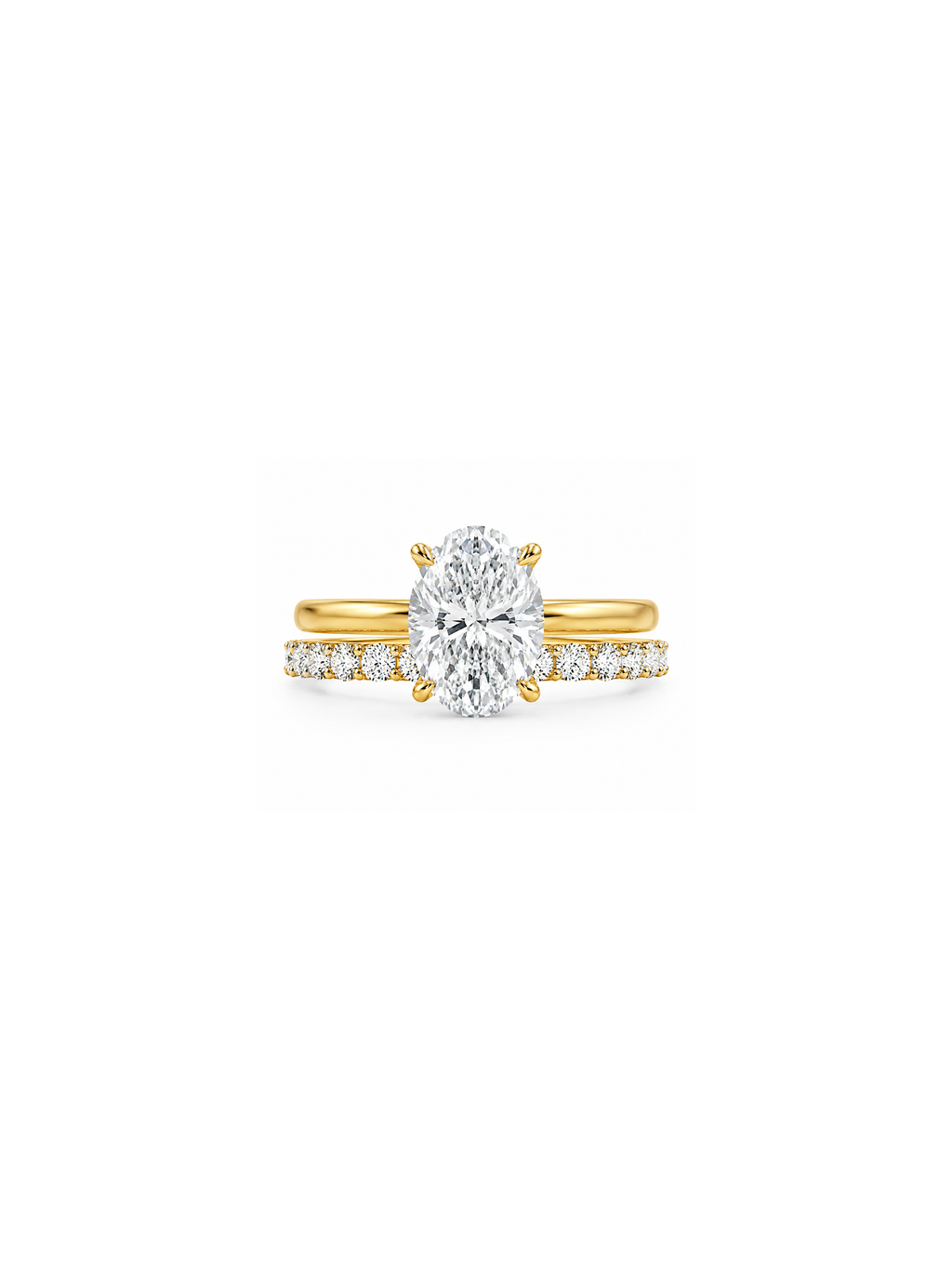 Oval solitaire Ring