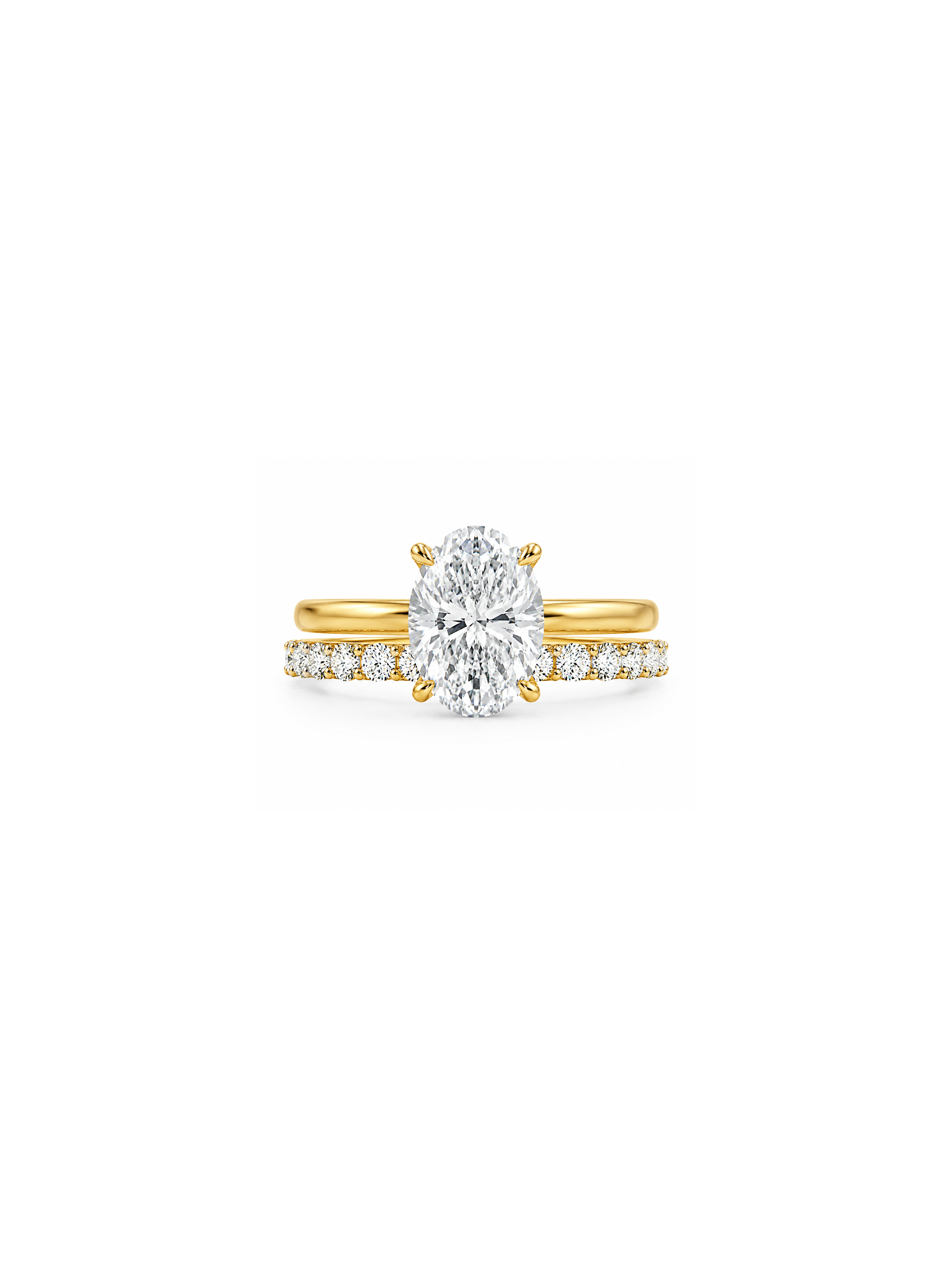 Oval solitaire Ring