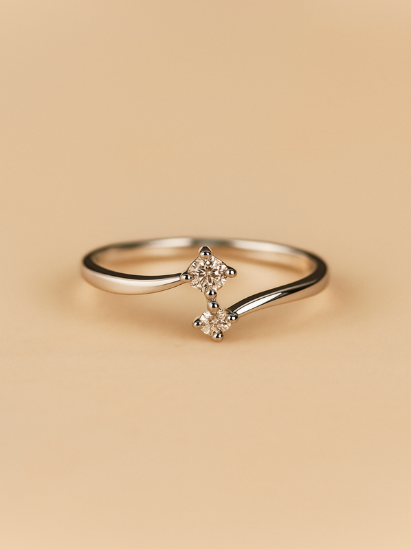 Aurora Duo Lab Grown Diamond Ring