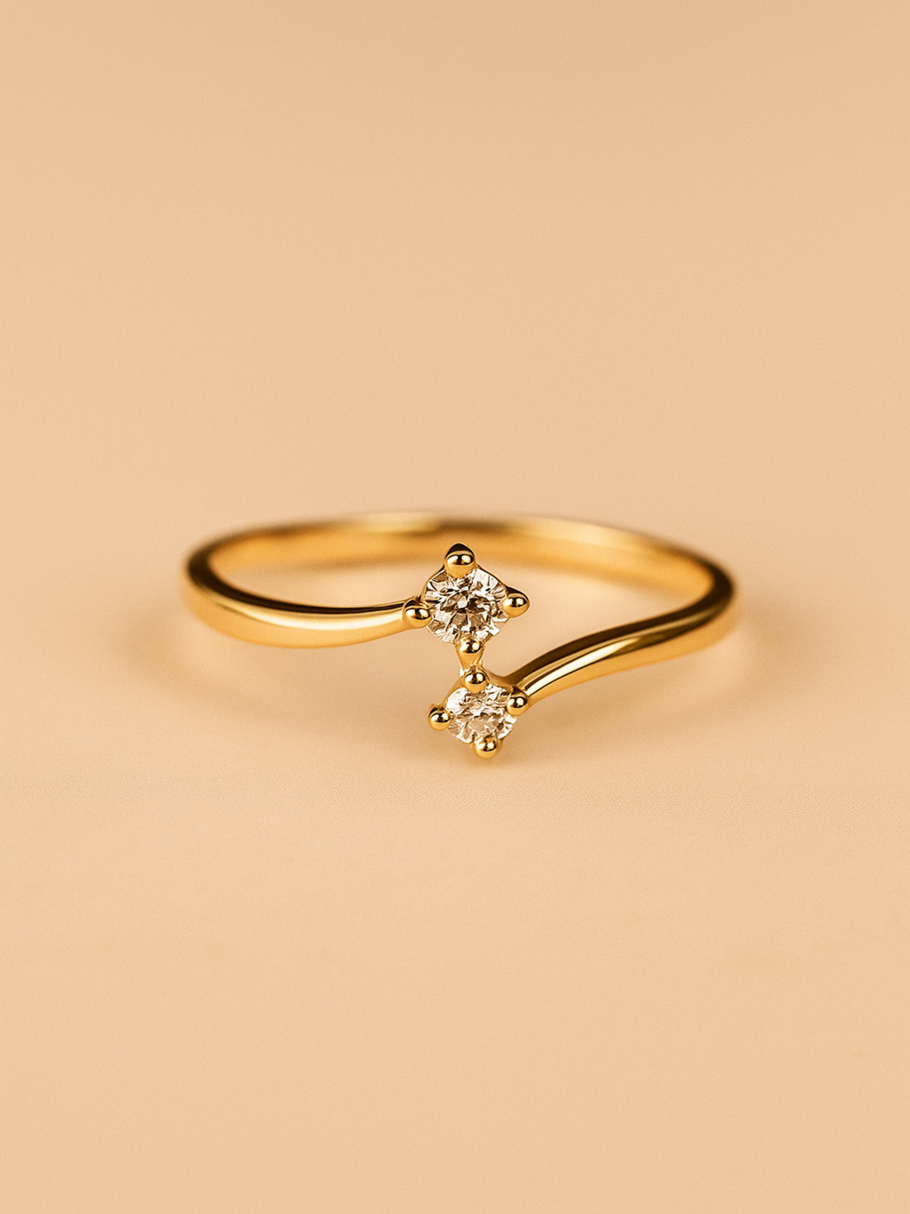 Aurora Duo Lab Grown Diamond Ring