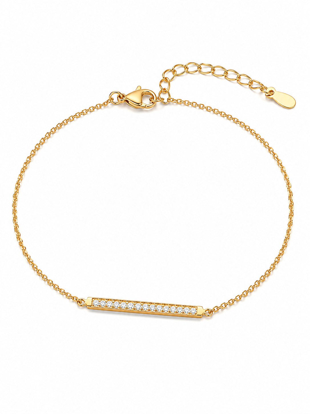Lab Grown Diamond Bracelet adorned in 14k gold by elante diamonds