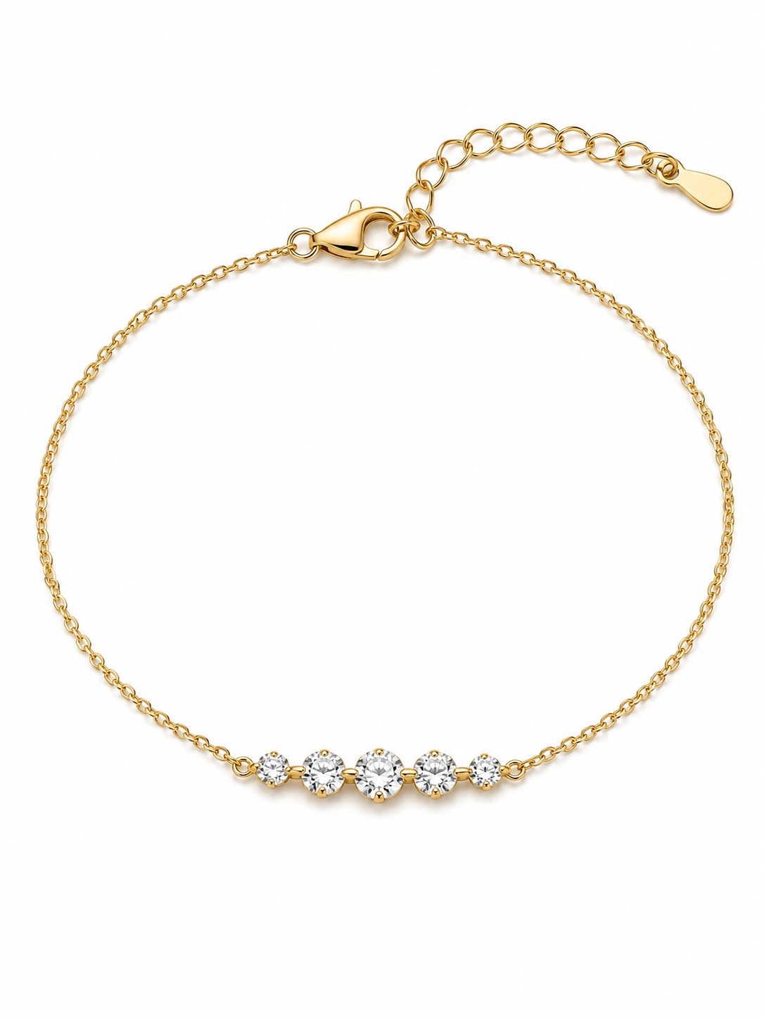Celeste Five Lab grown Diamond Bracelet
