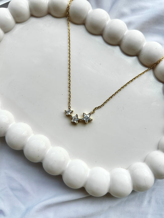 3 Star Stone Pendant