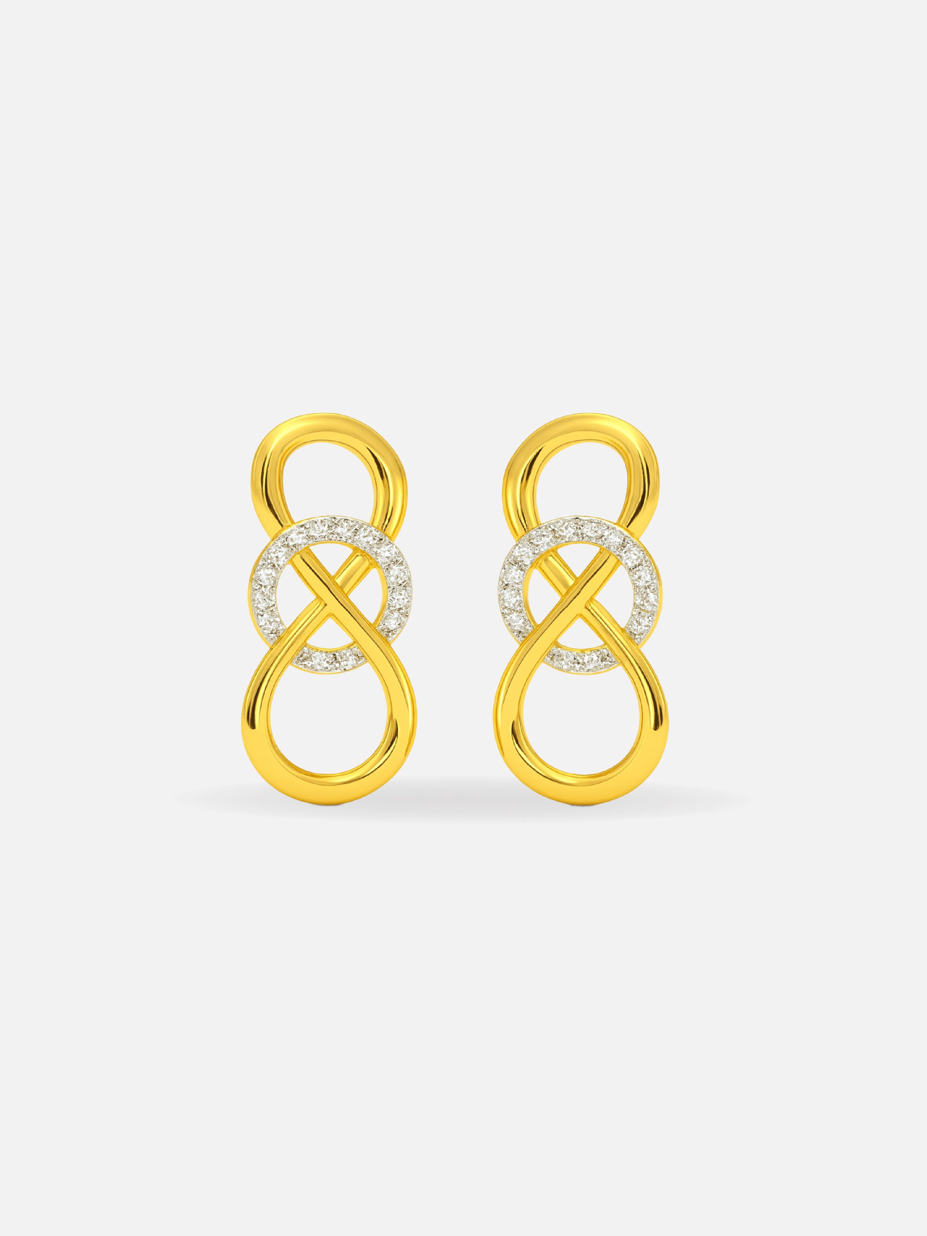  Infinity Halo Earrings