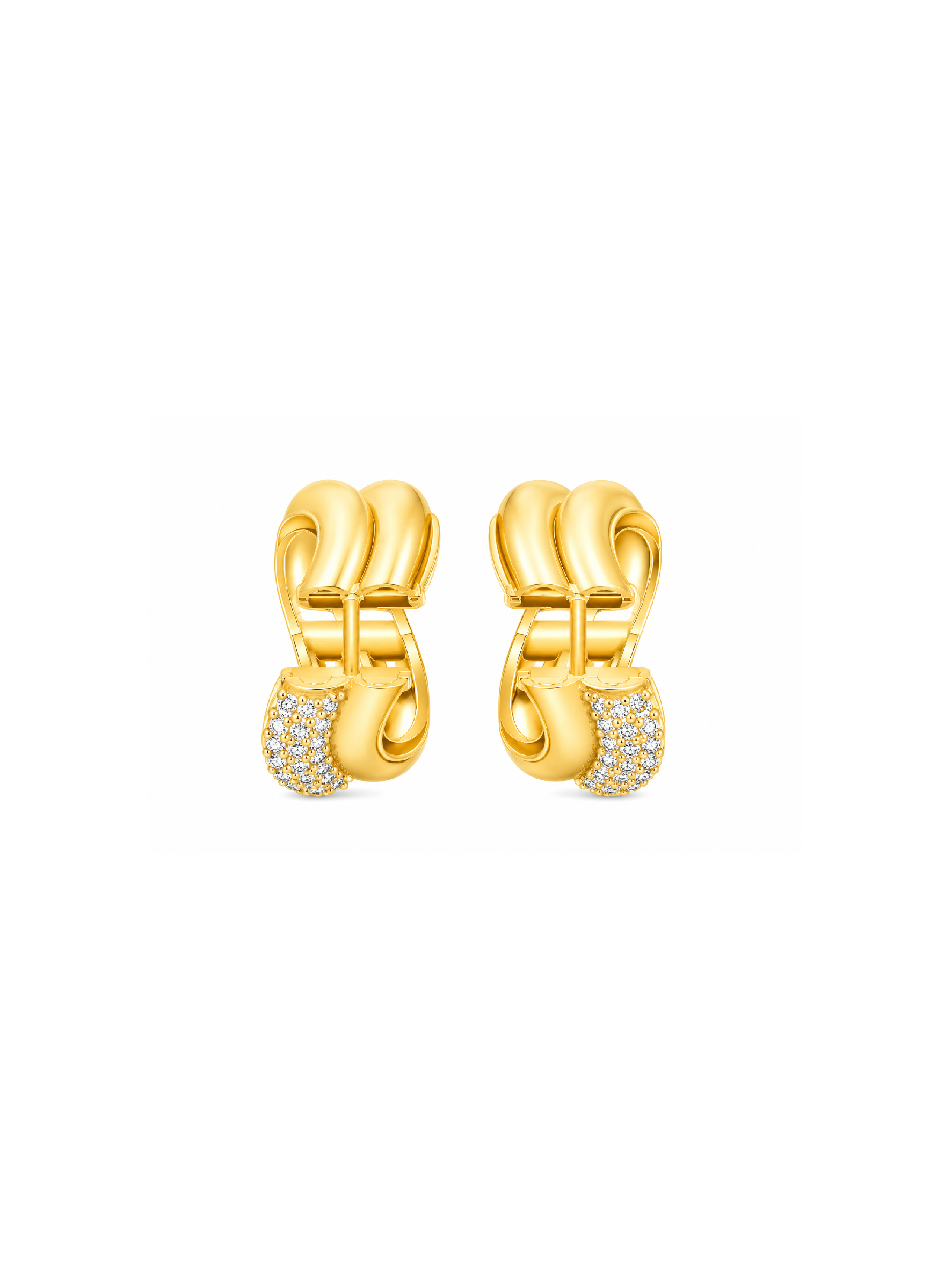 Lumière Twist Hoops
