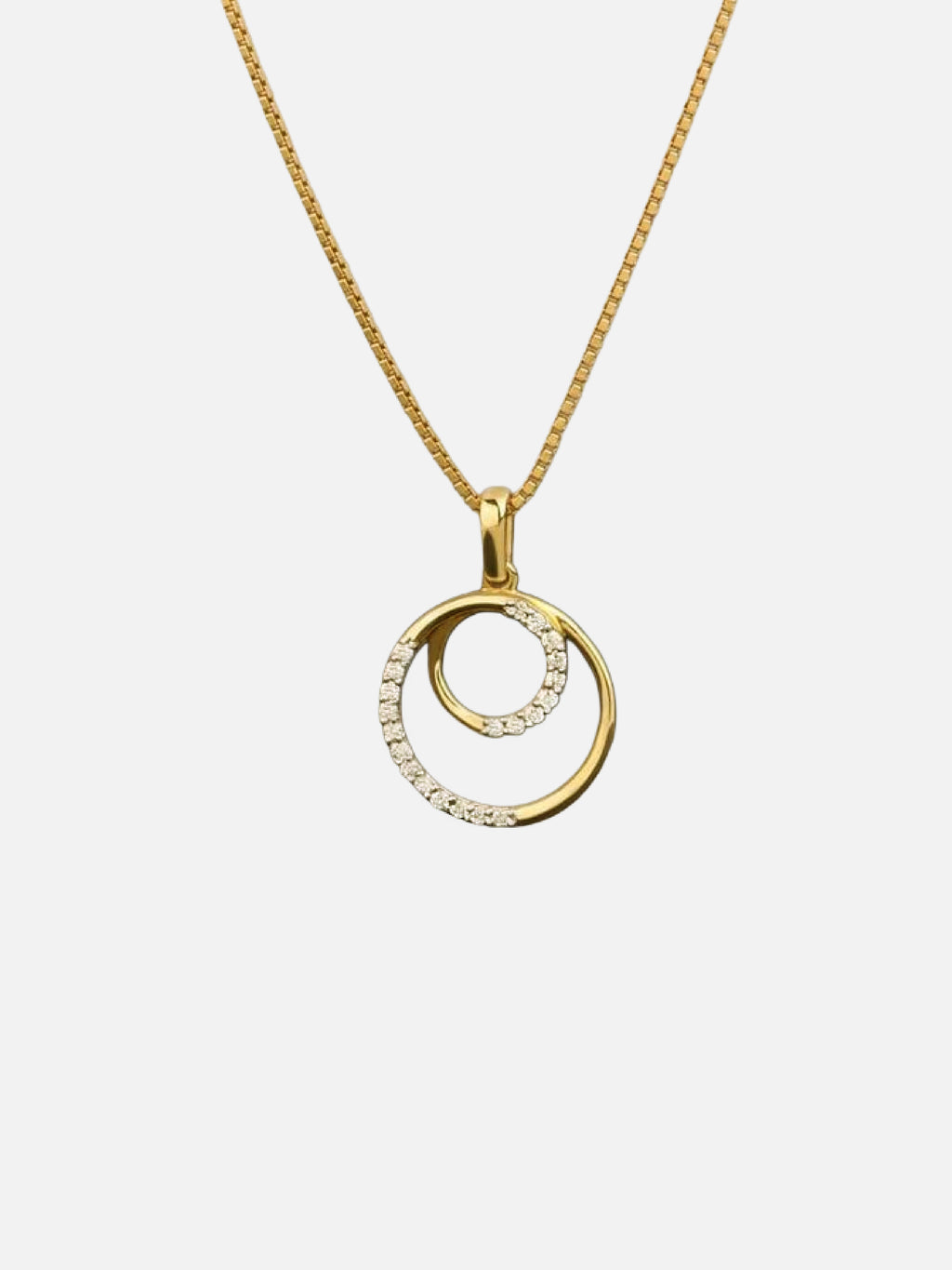 Twirl of Light Lab Grown pendant without chain