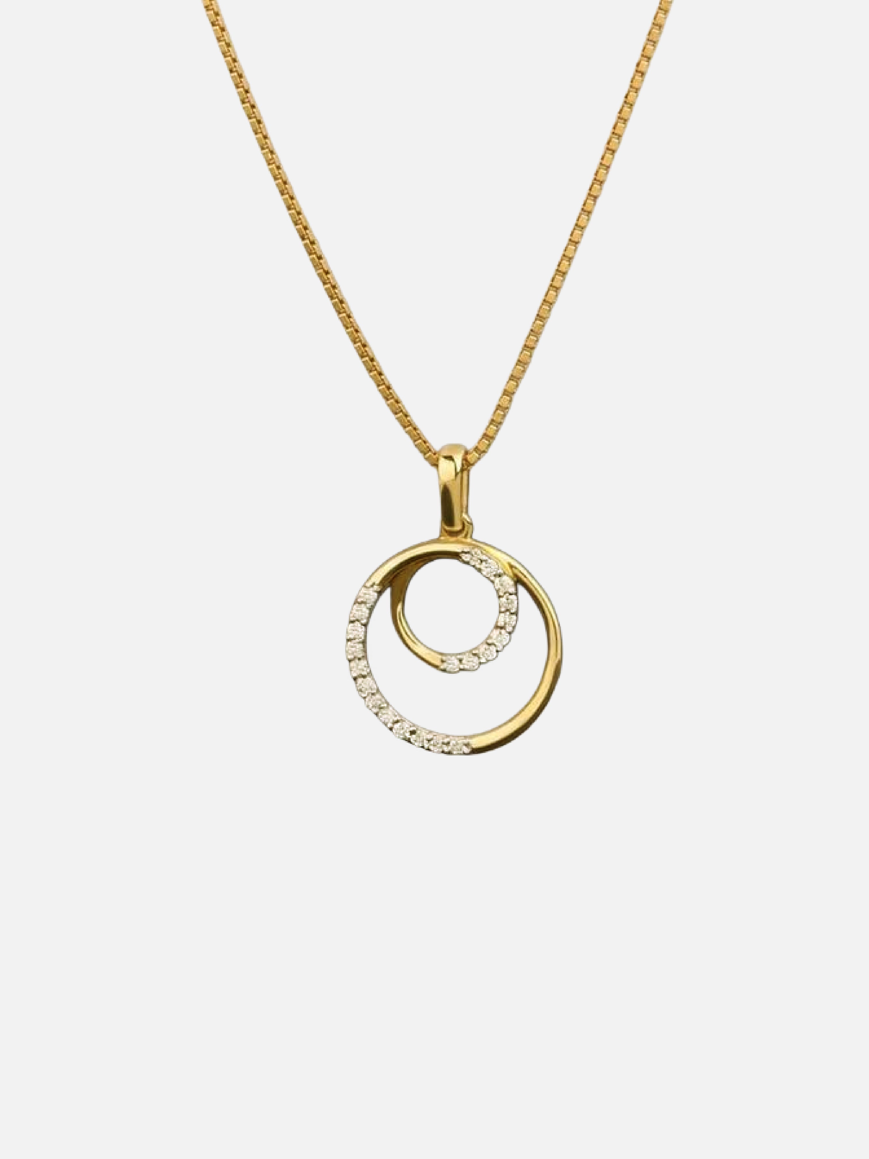 Twirl of Light Lab Grown pendant without chain