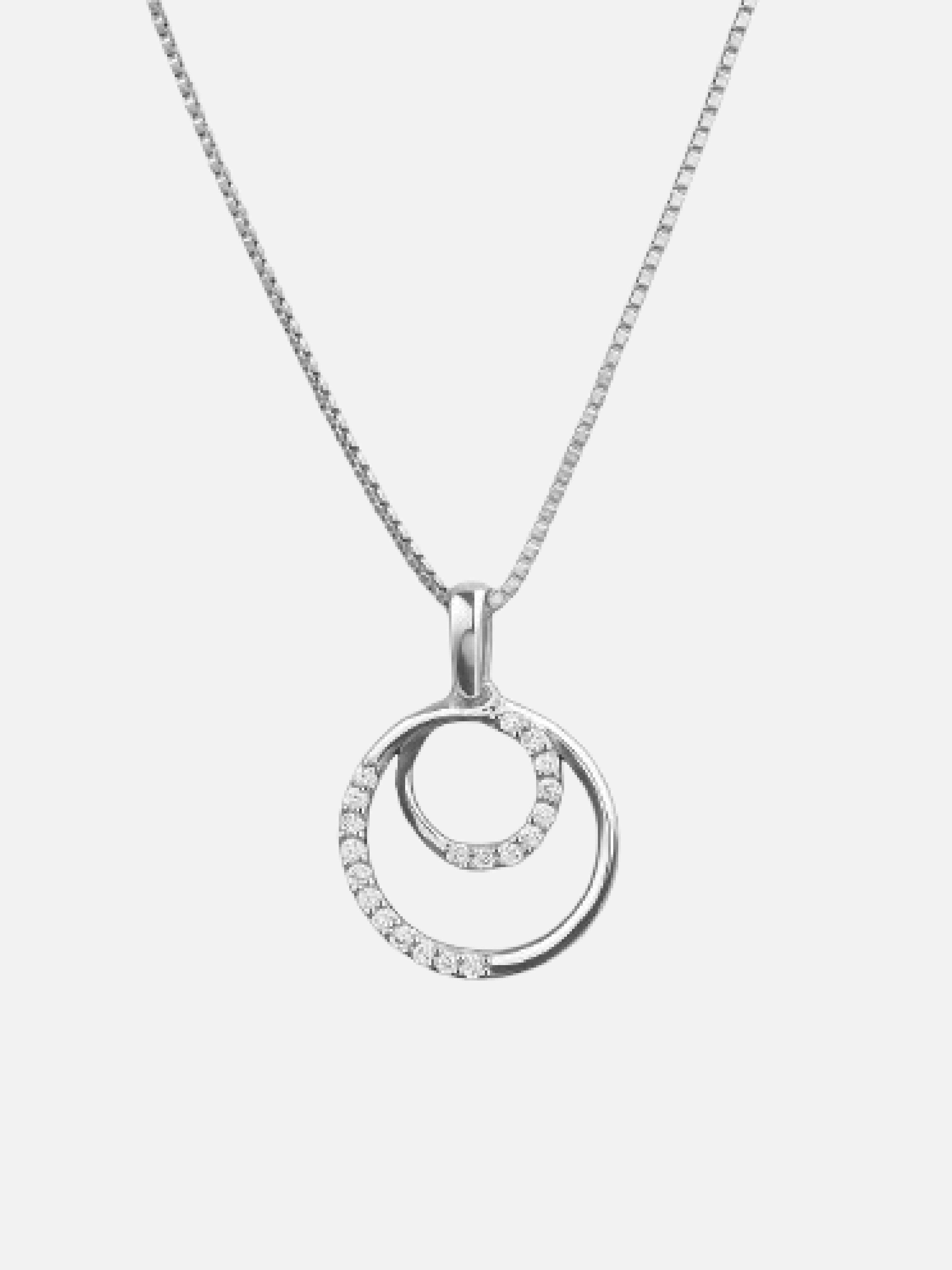 Twirl of Light Lab Grown pendant without chain