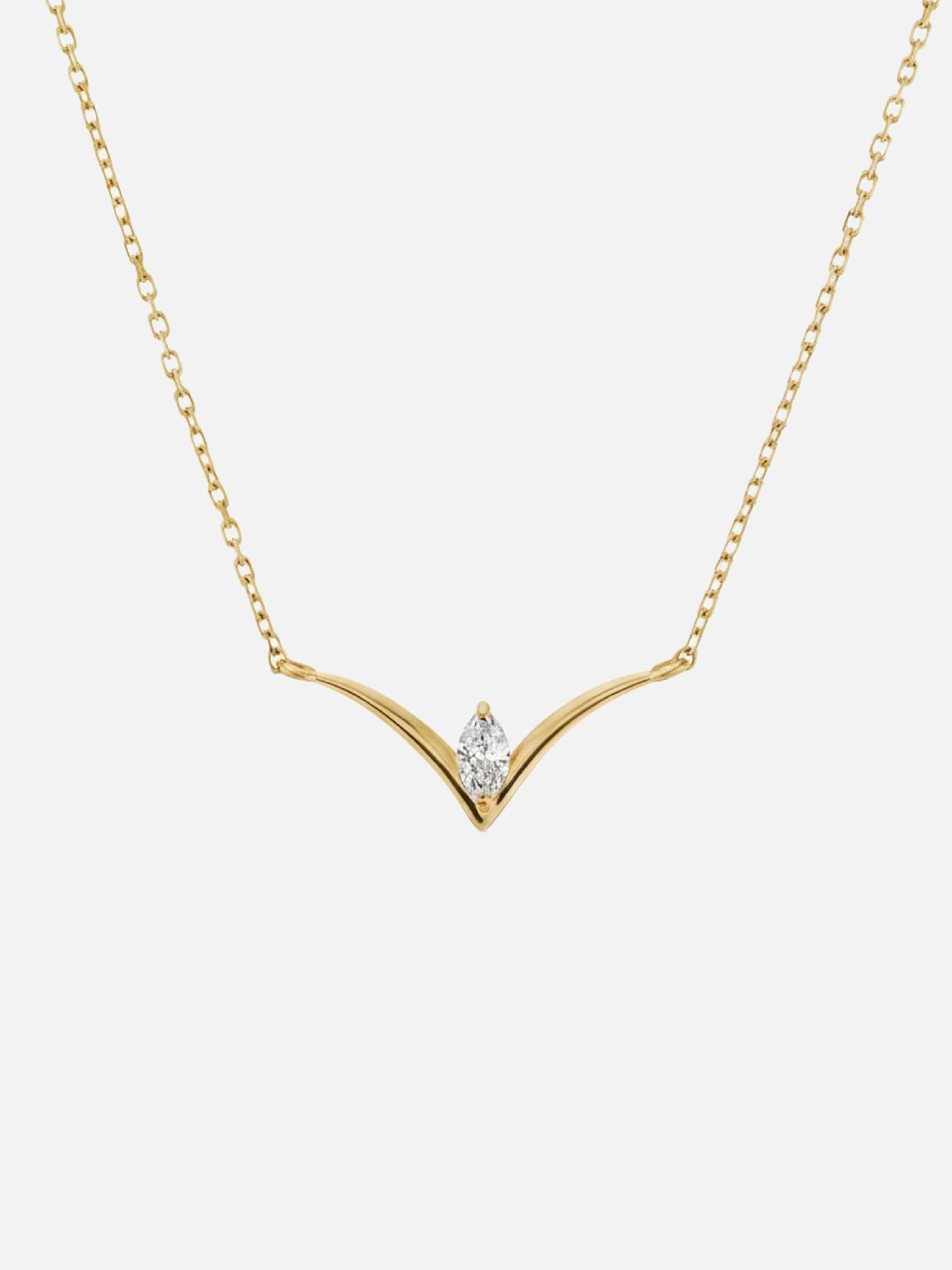 V-Shine Marquise Pendant