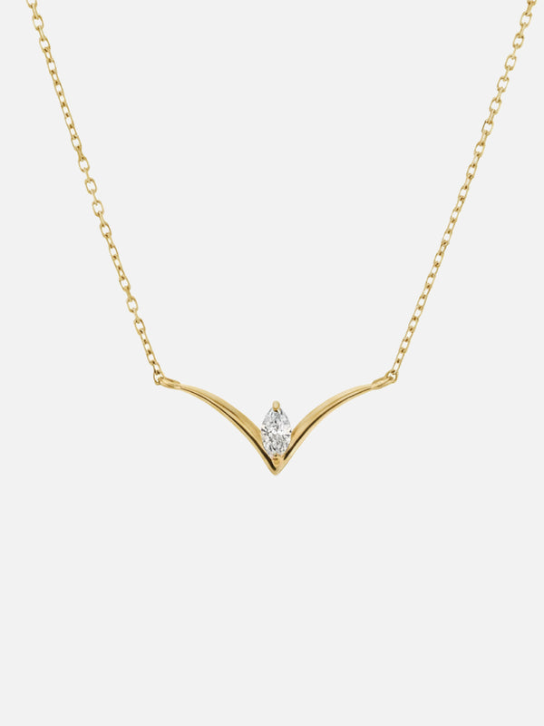 V-Shine Marquise Pendant