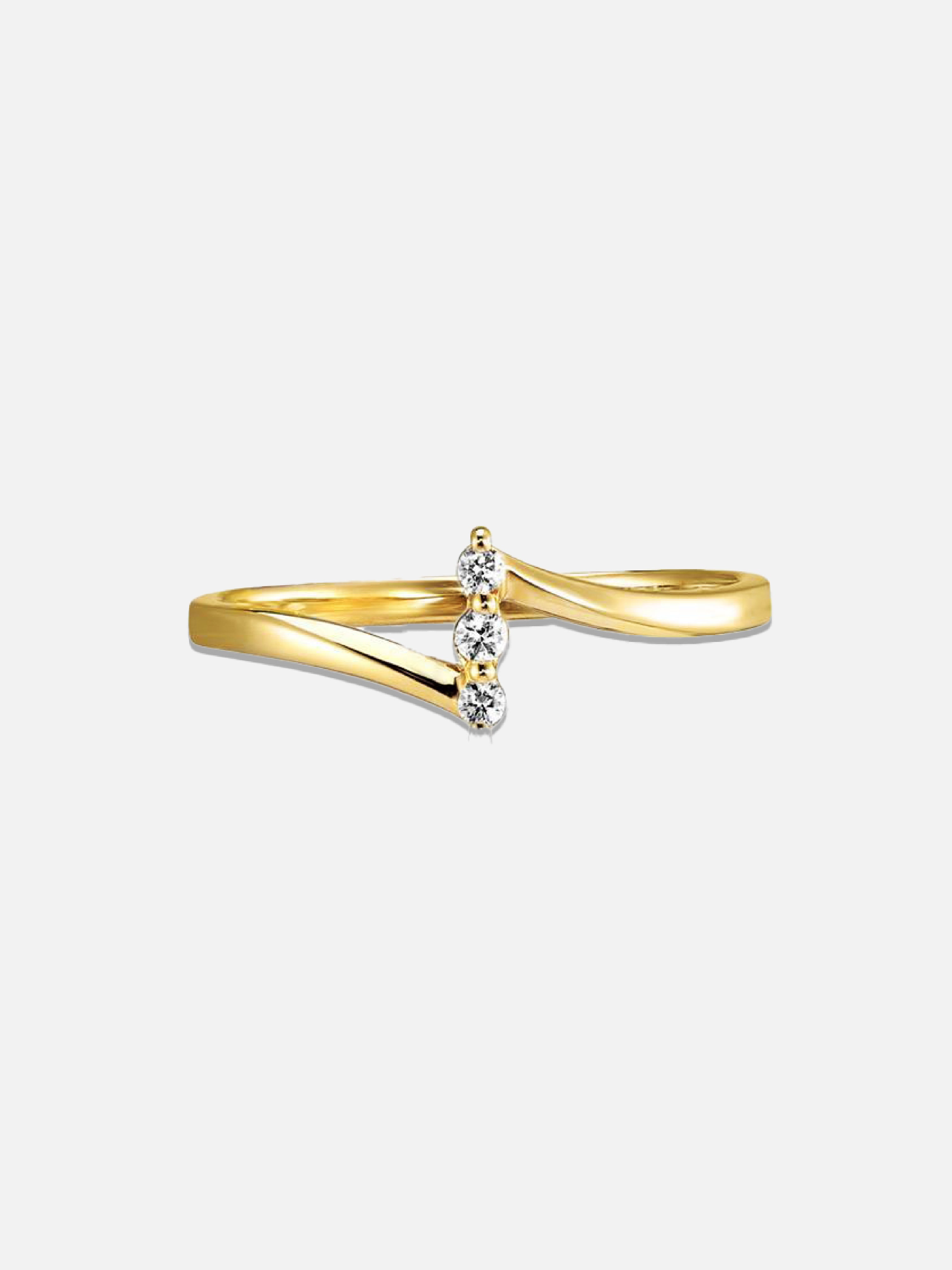 Trio Gleam Lab Grown Diamond Ring