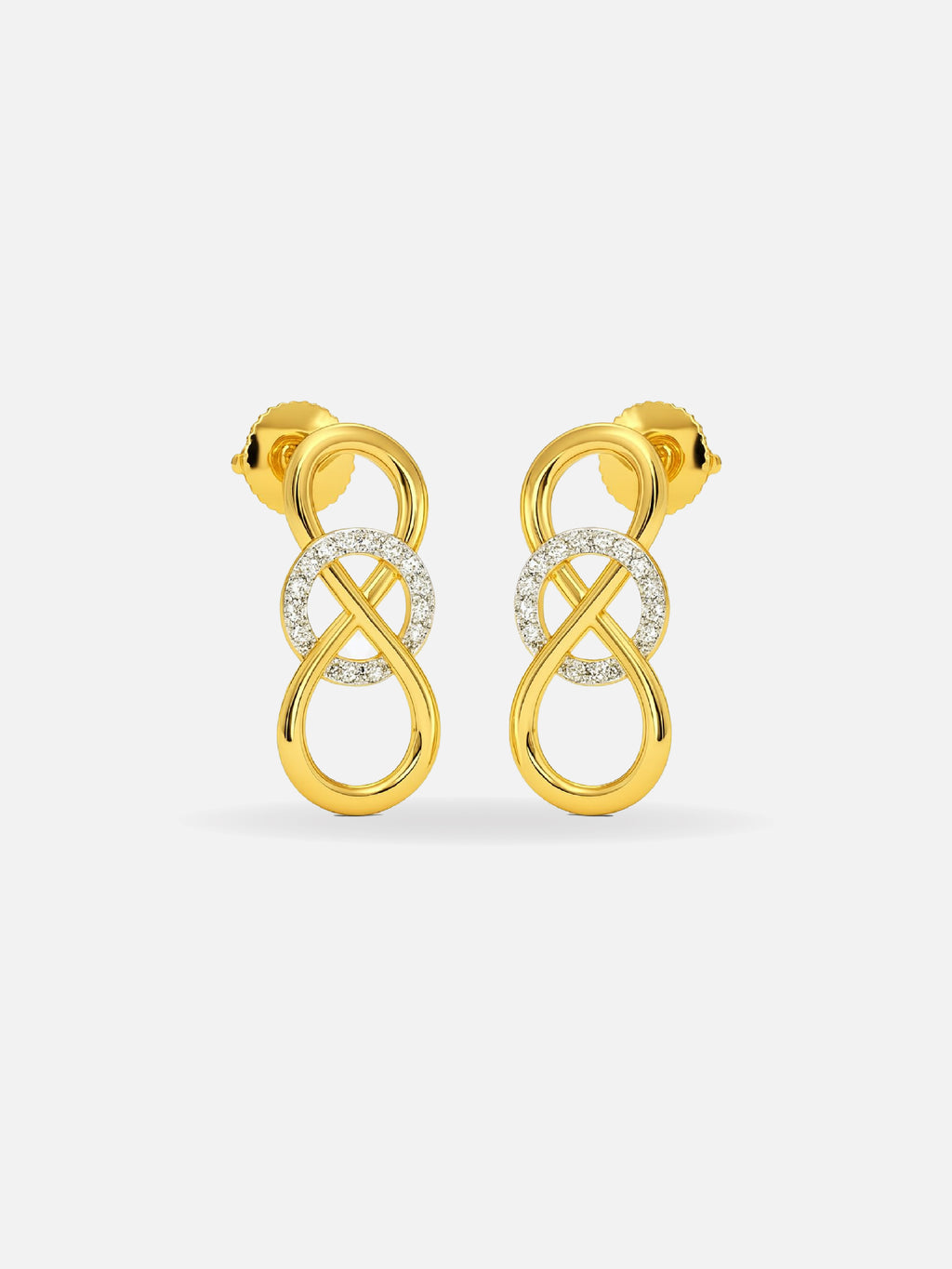 Infinity Halo Earrings