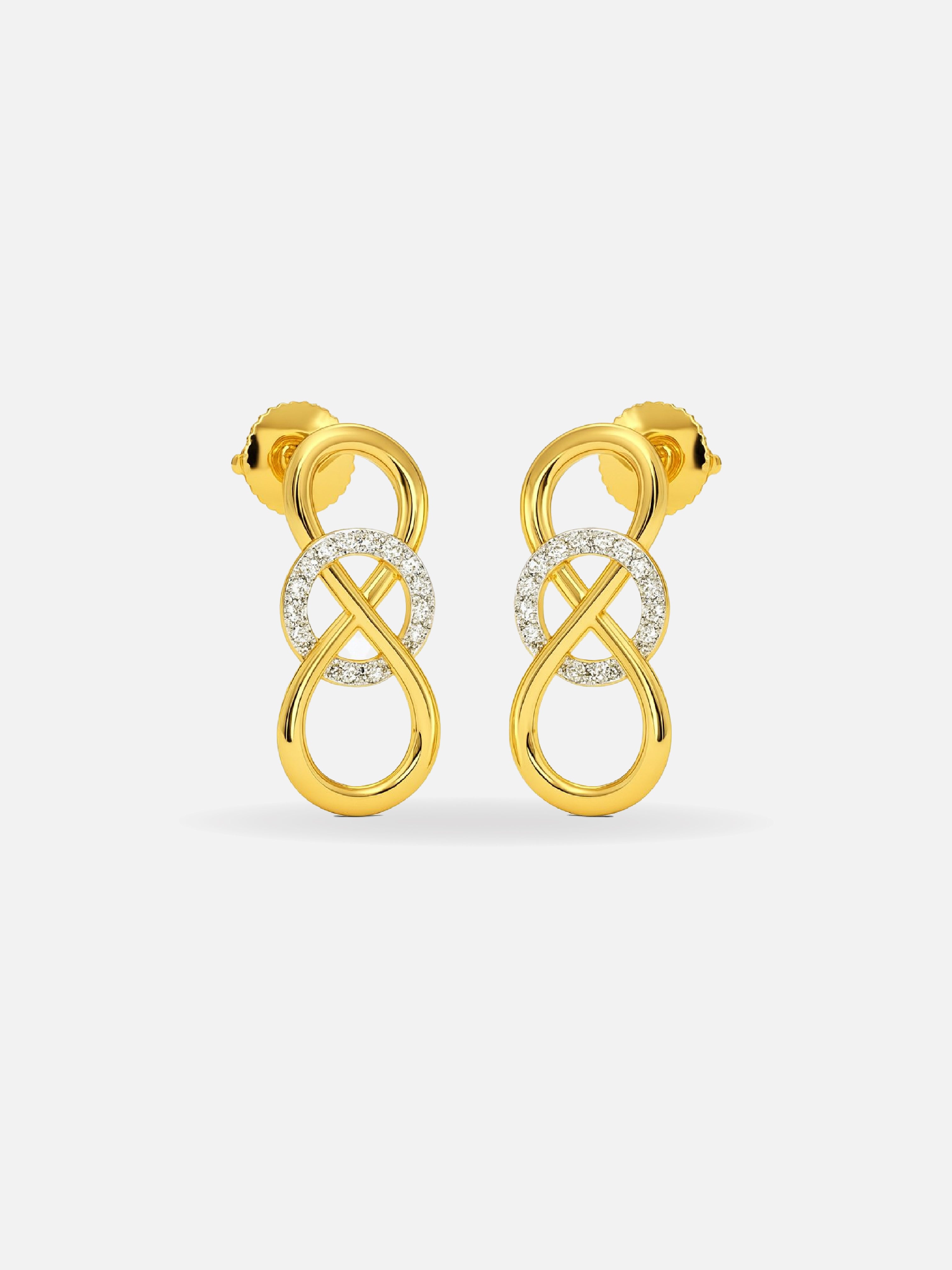 Infinity Halo Earrings