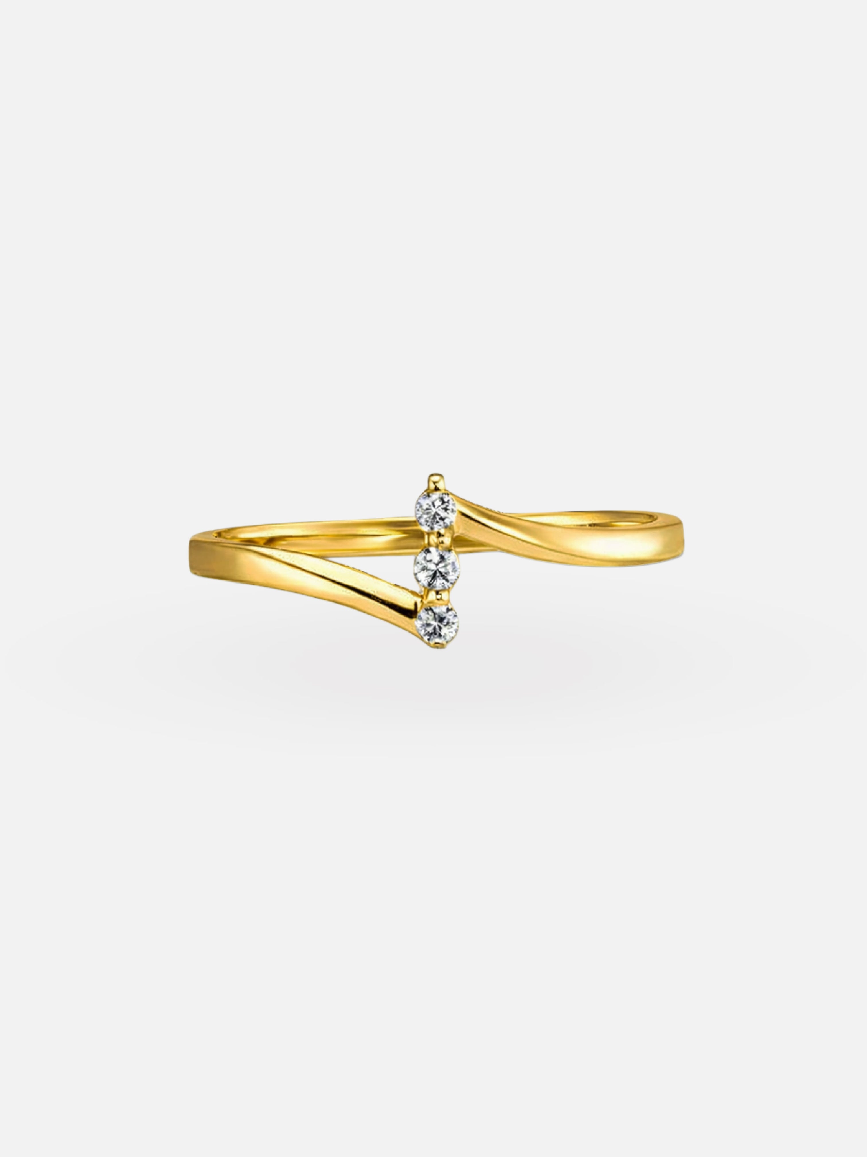 Trio Gleam Lab Grown Diamond Ring