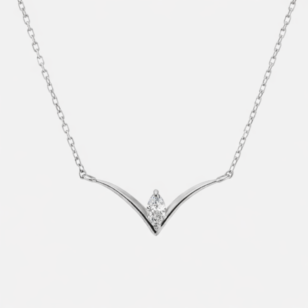 V-Shine Marquise Pendant