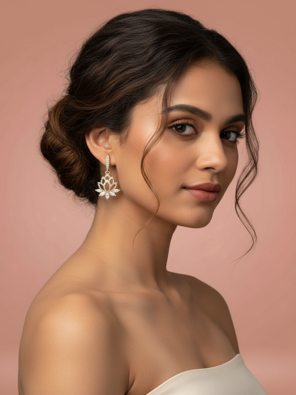 Lotus Marquise Bloom Earrings