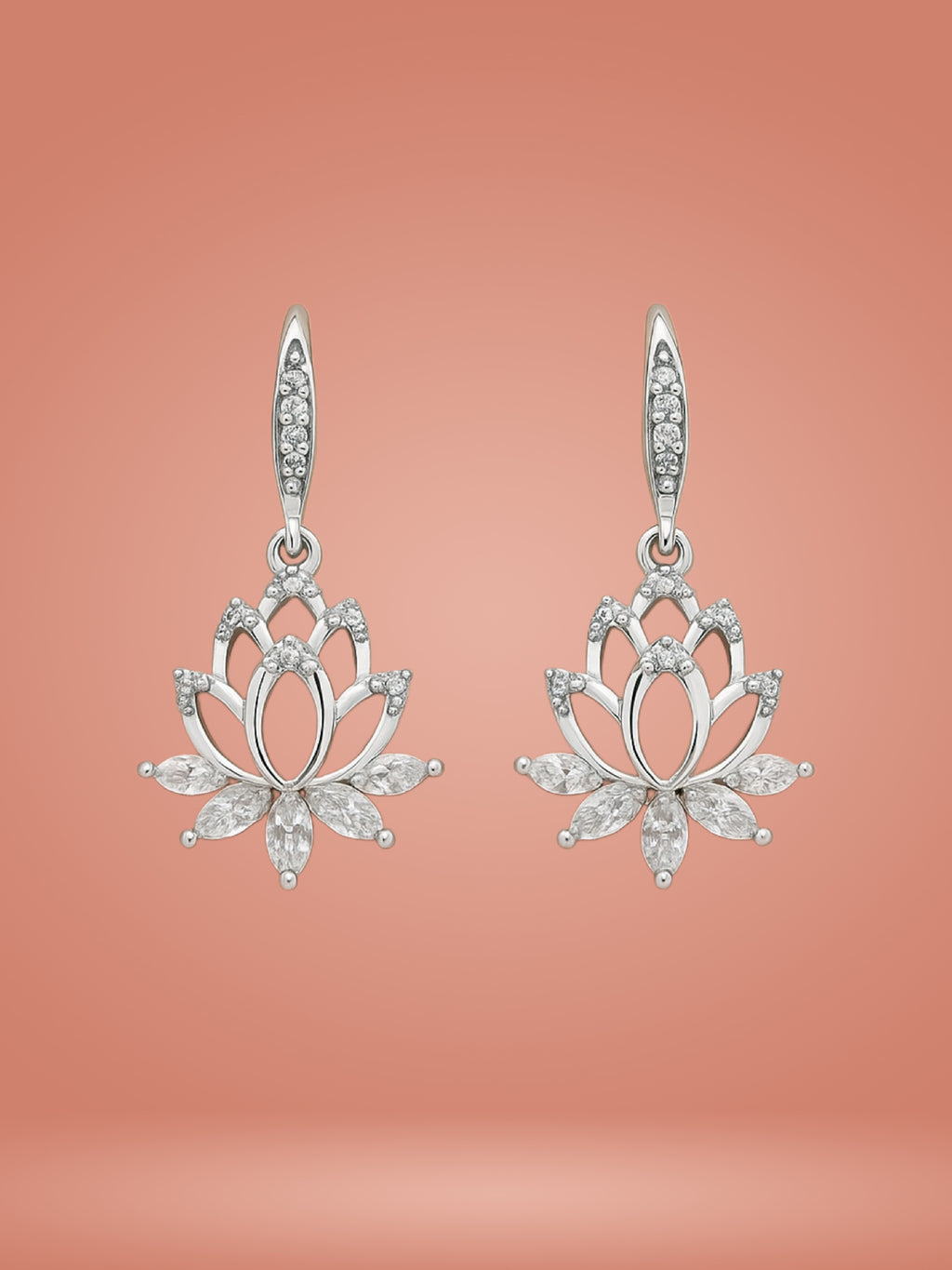 Lotus Marquise Bloom Earrings