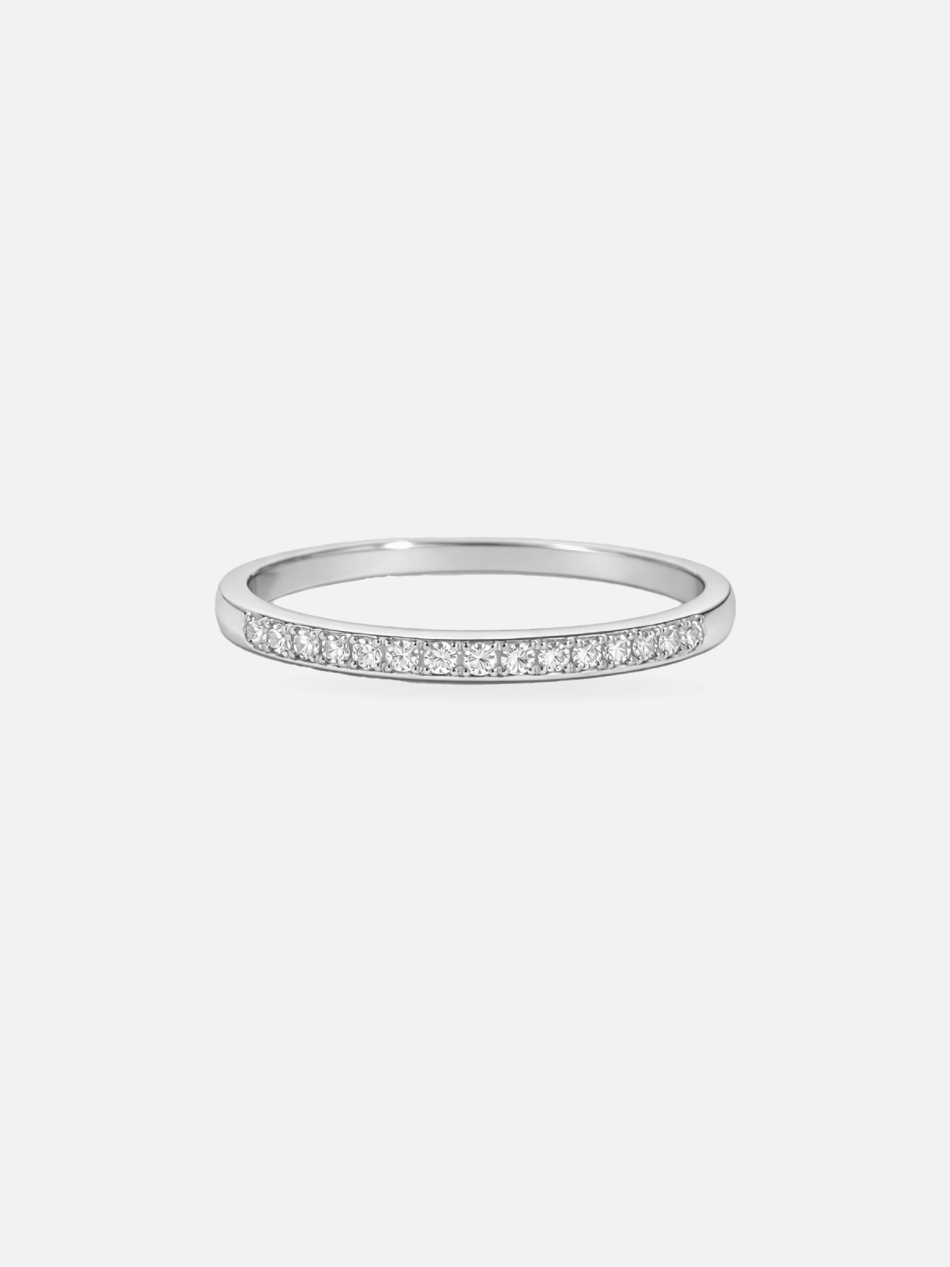 Silver Lumi Line Ring